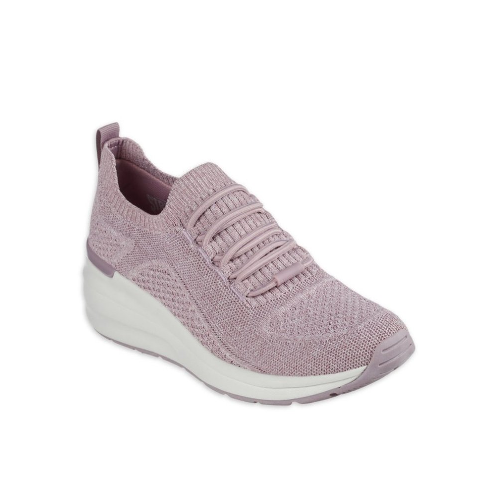 SOLD Skechers Women Street Billion Woven Walks Knit Slip On Wedge Casual Sneaker